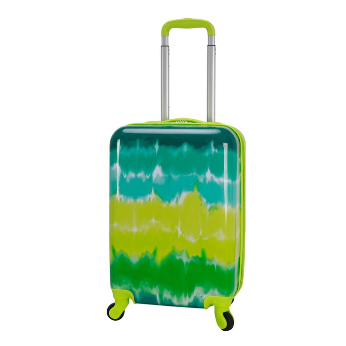 Crckt Kids' Hardside Carry On Spinner Suitcase - Green Tie Dye (LOCAL PICKUP ONLY)