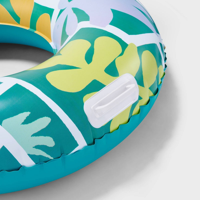 36" Inflatable Swim Tube Leaves - Sun Squad