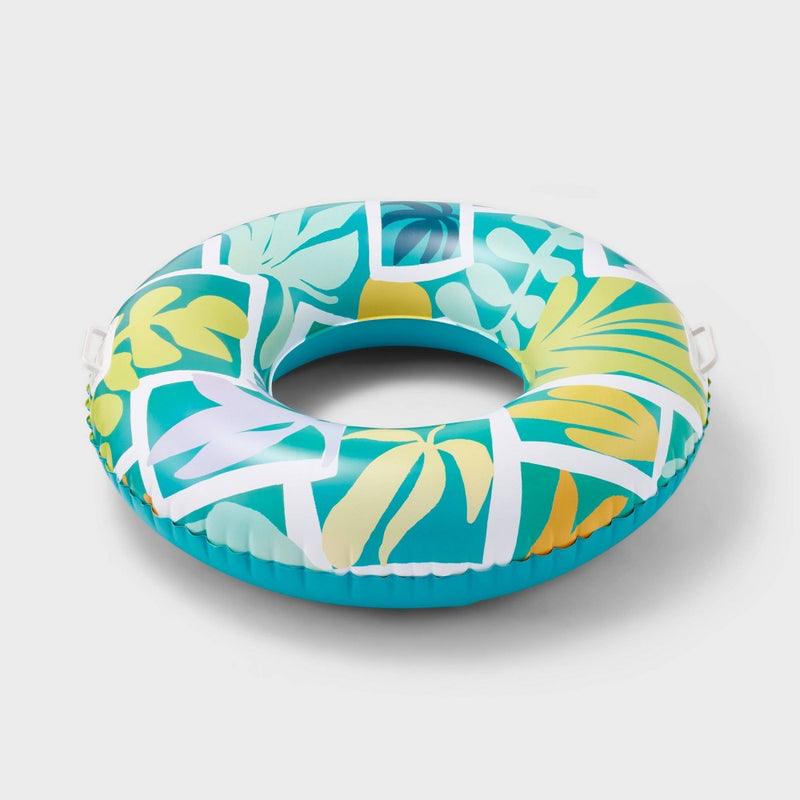 36" Inflatable Swim Tube Leaves - Sun Squad