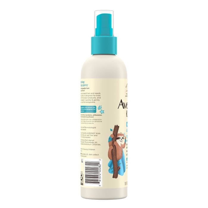 Aveeno Kids' Hydrating Detangling Spray with Oat Extract, Suitable for Skin & Scalp - Light Fragrance - 10 fl oz