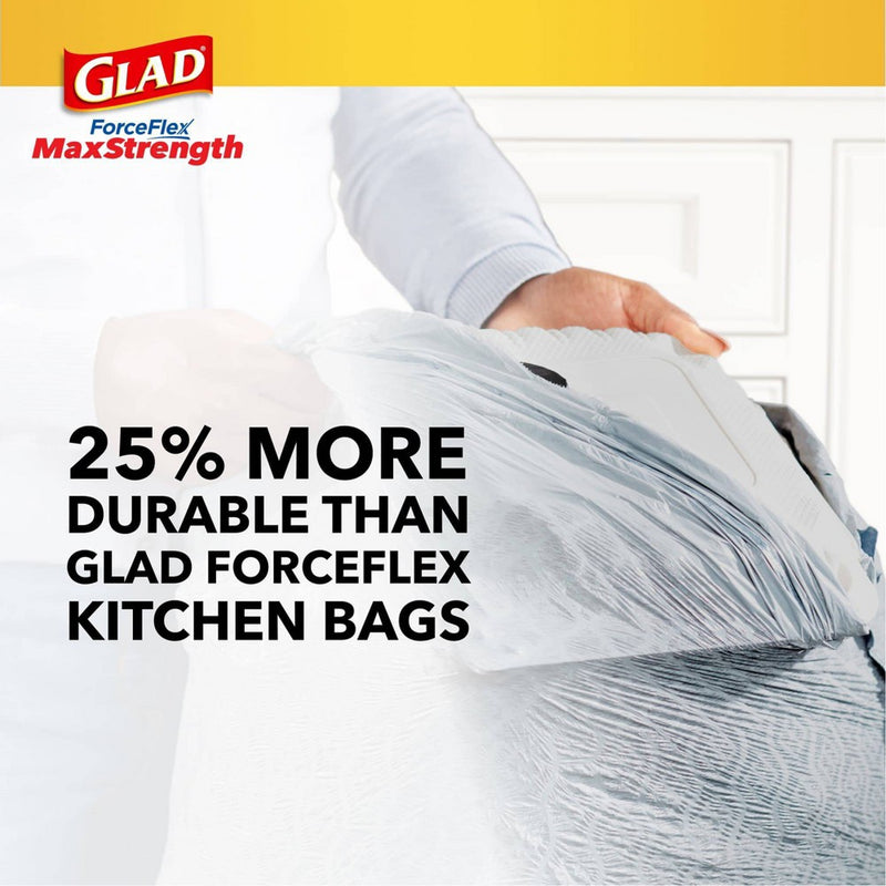 Glad ForceFlex MaxStrength Drawstring Odor Shield Trash Bags - 13 Gallon - 45ct