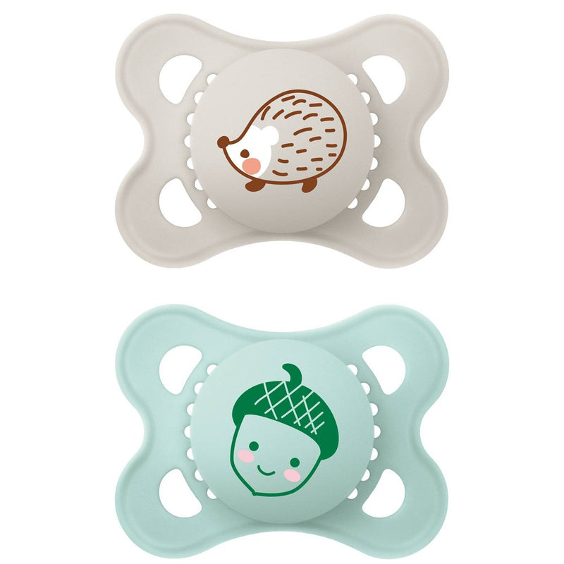 MAM Matte Original Deco Pacifier - 0-6 Months - Unisex - 2pc