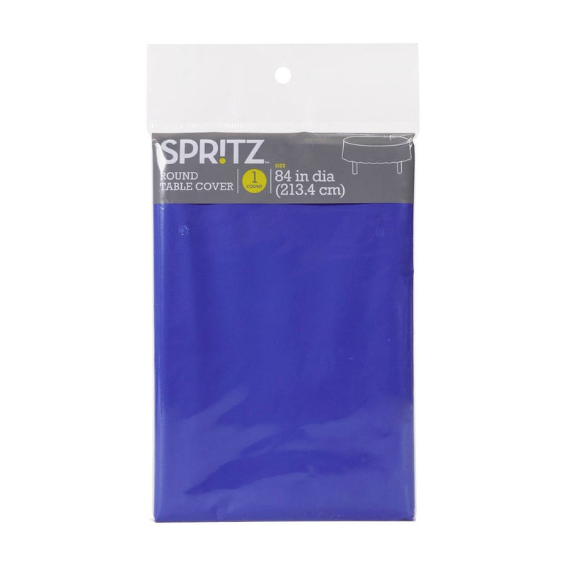 1ct Round Tablecover Dark Blue - Spritz