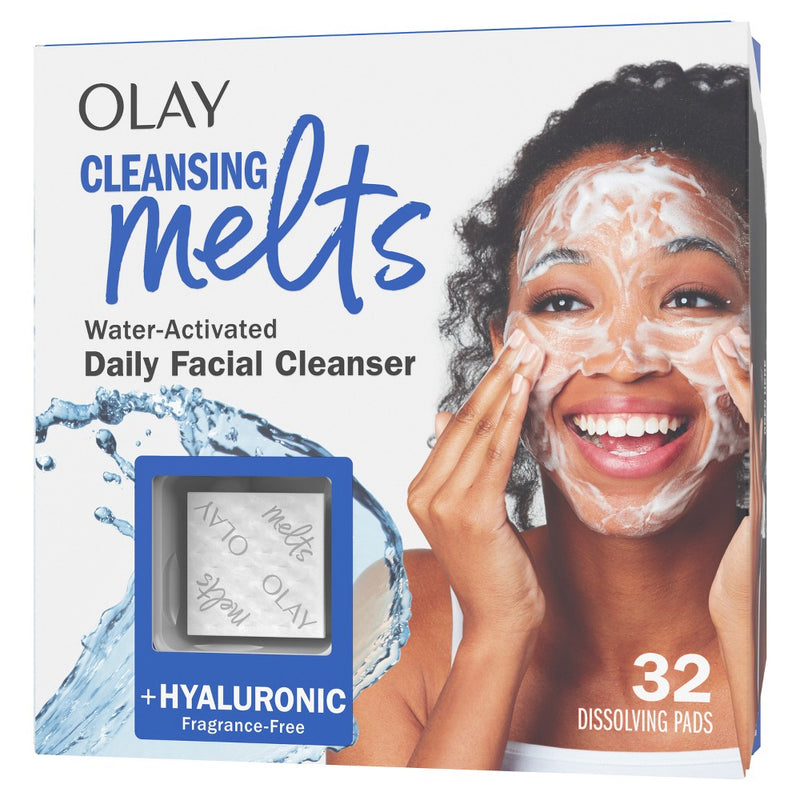 Olay Face Cleansing Melts with Hyaluronic Acid - 32ct