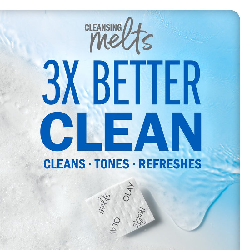Olay Face Cleansing Melts with Hyaluronic Acid - 32ct