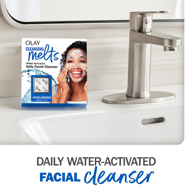 Olay Face Cleansing Melts with Hyaluronic Acid - 32ct