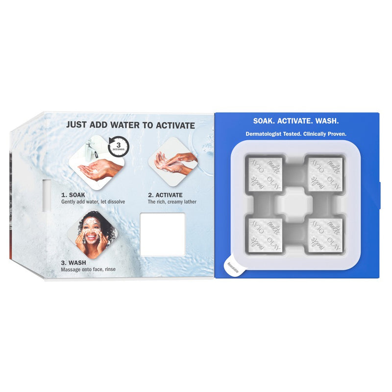Olay Face Cleansing Melts with Hyaluronic Acid - 32ct
