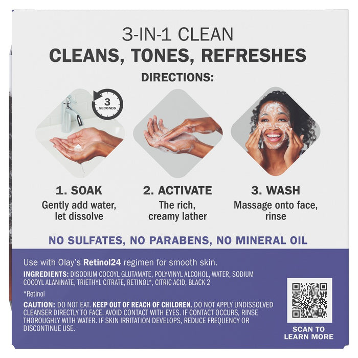 Olay Face Cleansing Melts with Retinol - 32ct