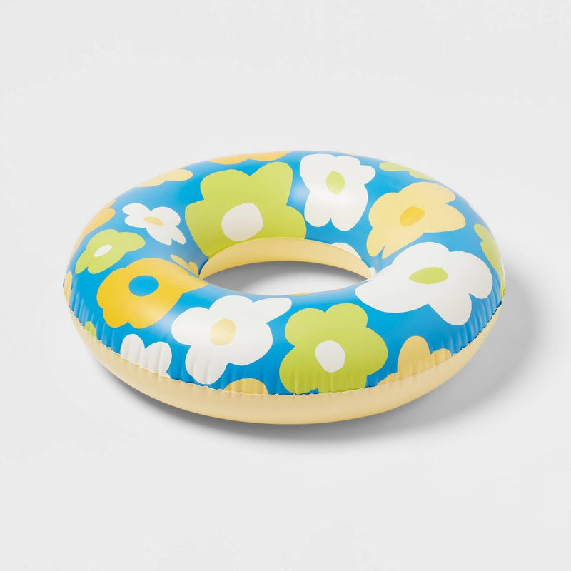 31" Inflatable Daisy Design Swim Tube - Sun Squad