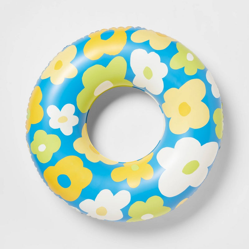 31" Inflatable Daisy Design Swim Tube - Sun Squad