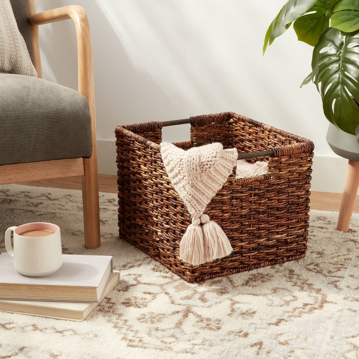 Large Woven Abaca Crate - Brightroom