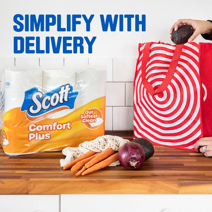 Scott Comfort Plus Toilet Paper - 12 Rolls