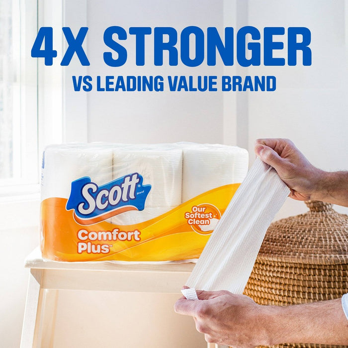Scott Comfort Plus Toilet Paper - 12 Rolls