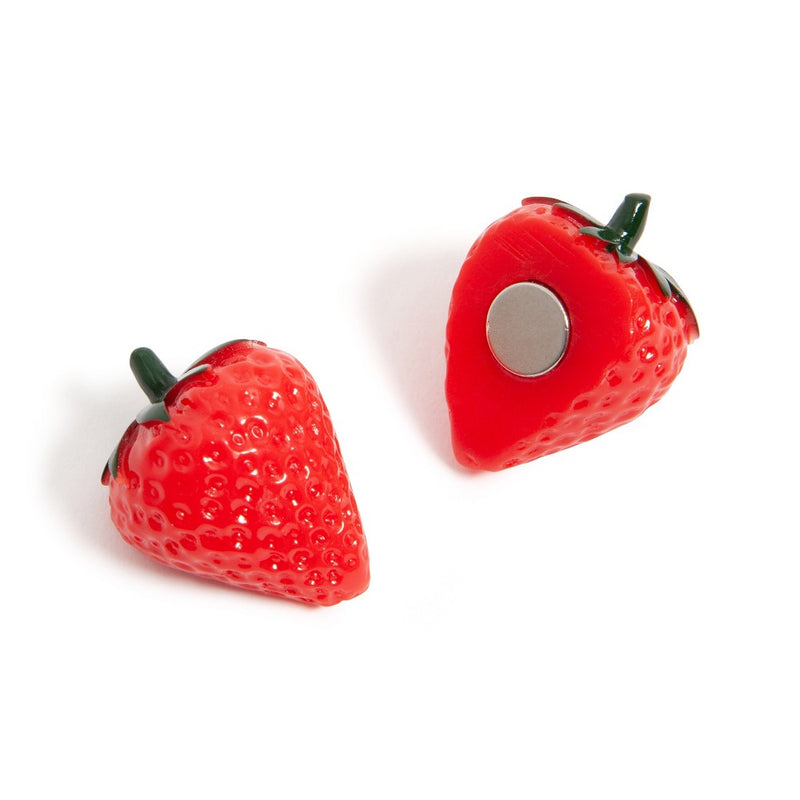 U Brands 4ct Strawberry Magnetic Locker - Red