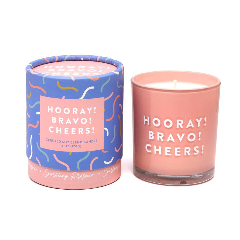 Congrats Lettering Candle