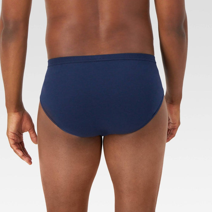 Hanes Premium Men's Stretch Comfort Soft Waistband Briefs 7pk - Blue/Black/Gray L