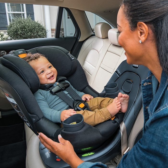 Chicco Fit360 ClearTex Rotating Convertible Car Seat - Black (LOCAL PICKUP ONLY)