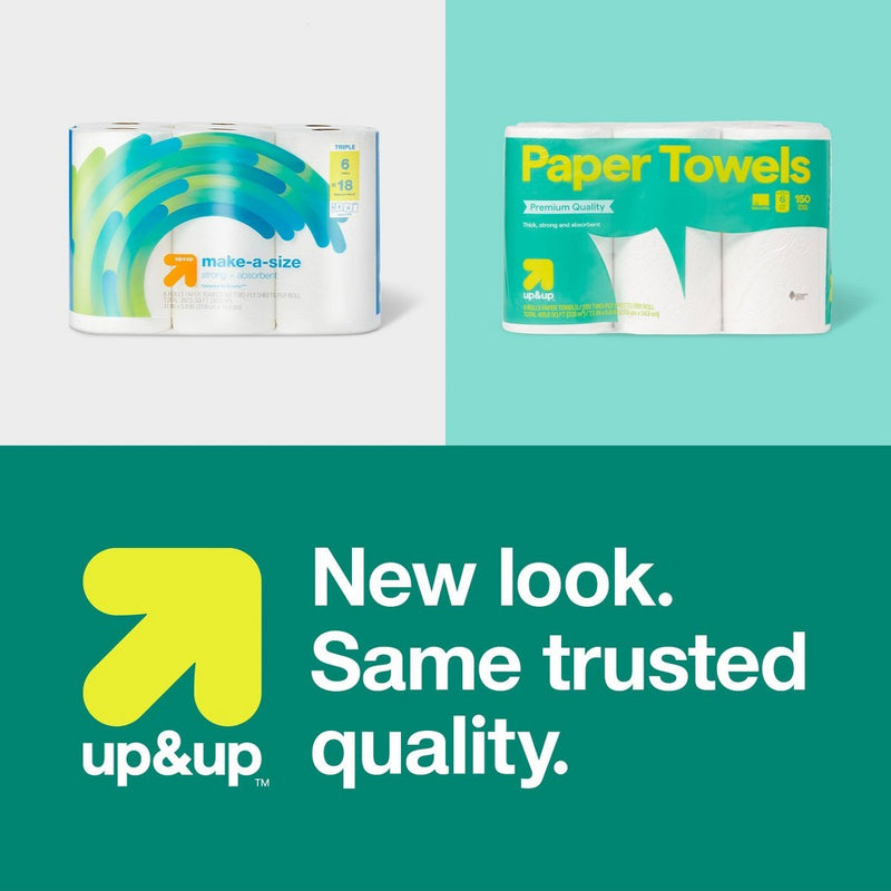 Paper Towels - 12 Triple Rolls - up & up (LOCAL PICKUP ONLY)