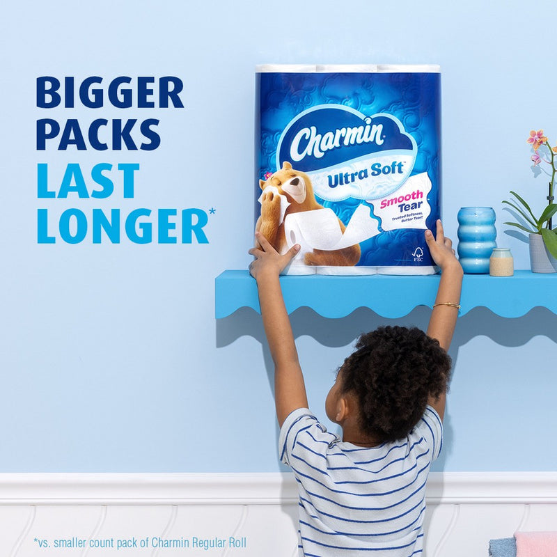Charmin Ultra Soft Toilet Paper - 18 Mega XL Rolls