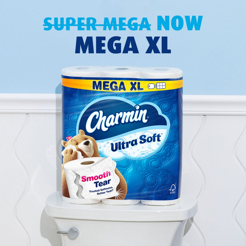 Charmin Ultra Soft Toilet Paper - 18 Mega XL Rolls