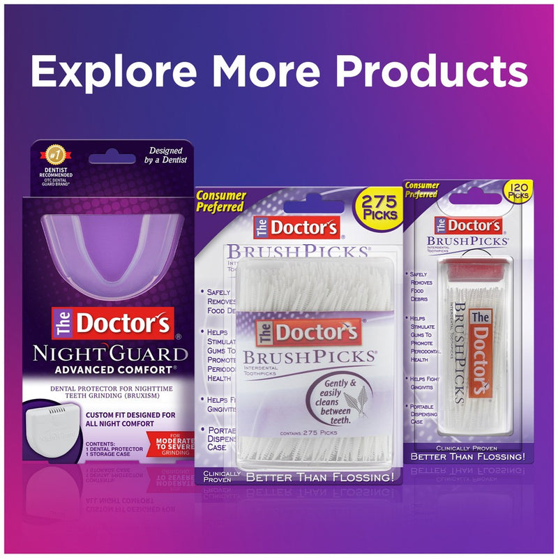 The Doctors Advanced Comfort Night Guard for Nighttime Teeth Grinding - 1ct Guard with Storage Case