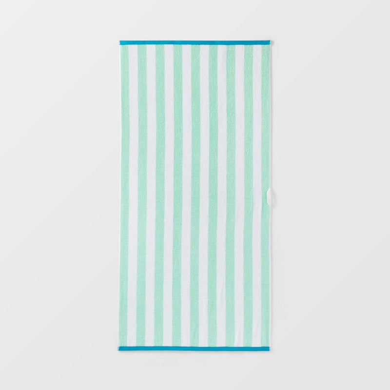 XL Reversible Towel Green/Aqua - Sun Squad