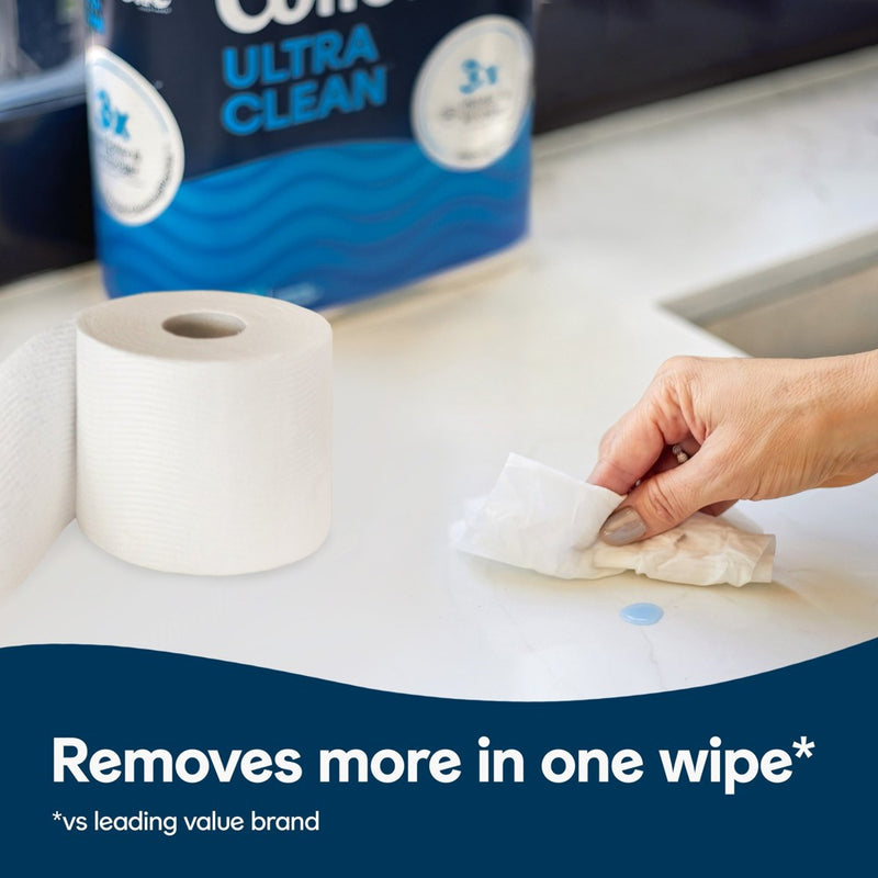 Cottonelle Ultra Clean Strong Toilet Paper - 12 Mega Rolls