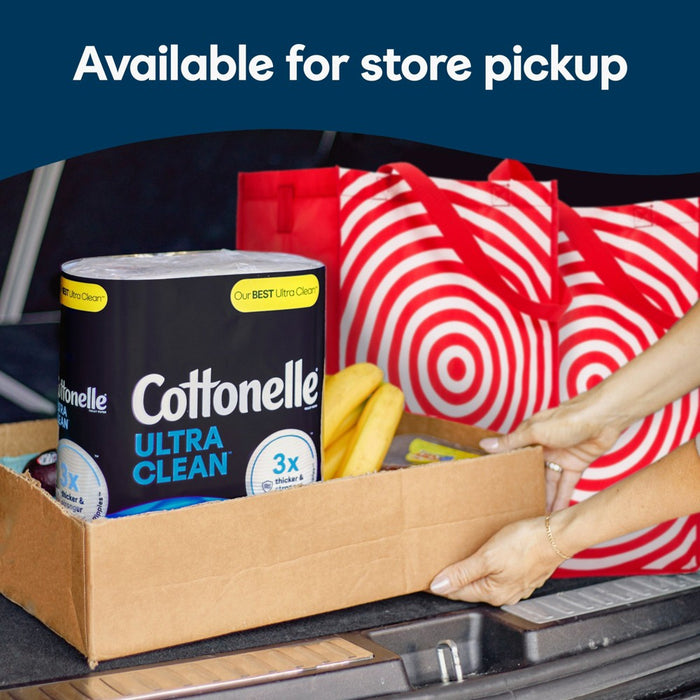 Cottonelle Ultra Clean Strong Toilet Paper - 12 Mega Rolls