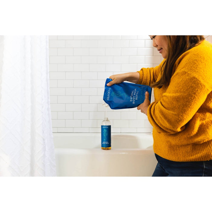 Puracy Natural Body Wash Shower Gel Refill - Citrus & Sea Salt - 48 fl oz