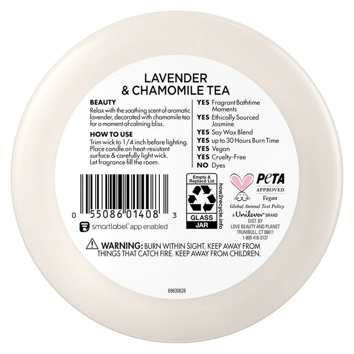 Beloved Lavender & Chamomile Tea 2-Wick Vegan Candle - 11.5oz