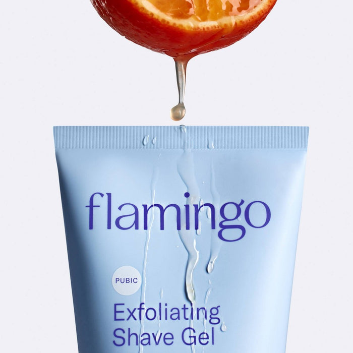 Flamingo Pubic Exfoliating Shave Gel - 5oz