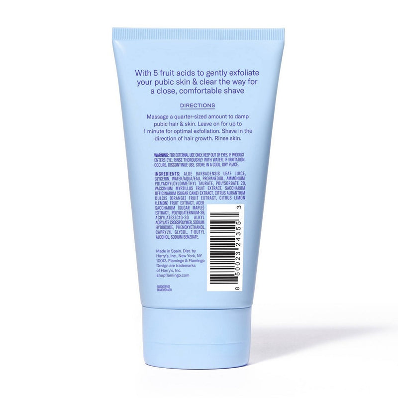 Flamingo Pubic Exfoliating Shave Gel - 5oz