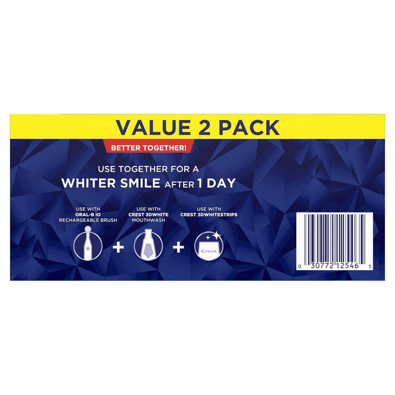 Crest 3D White Advanced Teeth Whitening Toothpaste - Radiant Mint - 3.3oz/2pk