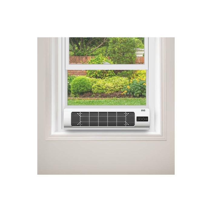 EVO Low Profile Oscillating Window Fan Air Circulator