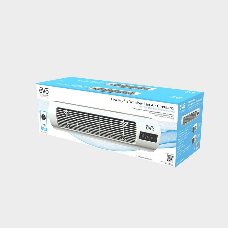 EVO Low Profile Oscillating Window Fan Air Circulator (LOCAL PICKUP ONLY)