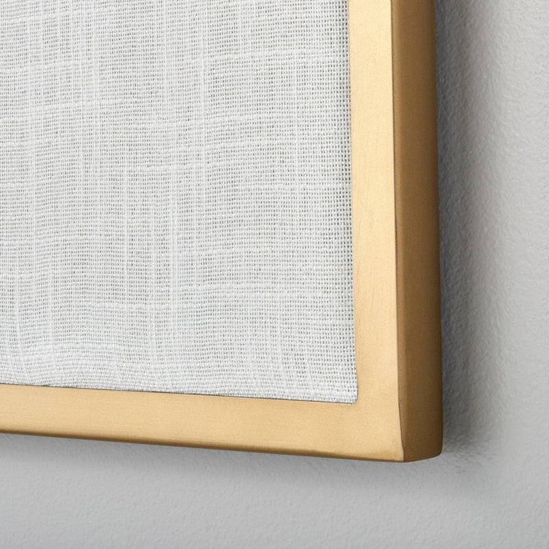 Arched 16"x24" Fabric Bulletin Board Brass - Hearth & Hand with Magnolia (LOCAL PICKUP ONLY)