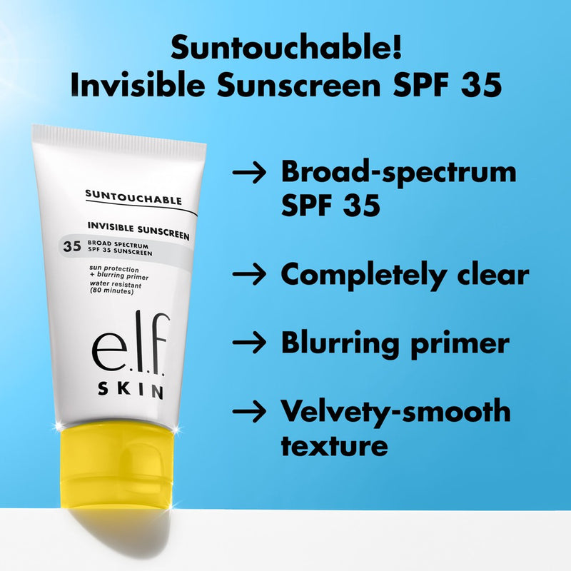 e.l.f. SKIN Suntouchable Invisible Sunscreen - SPF 35 - 1.7 fl oz