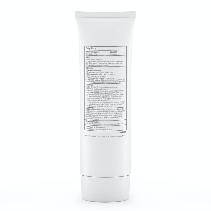 Native Mineral Sunscreen - Unscented - SPF 30 - 5 fl oz