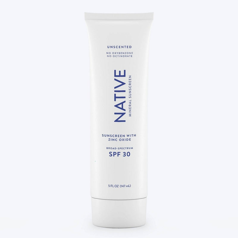 Native Mineral Sunscreen - Unscented - SPF 30 - 5 fl oz