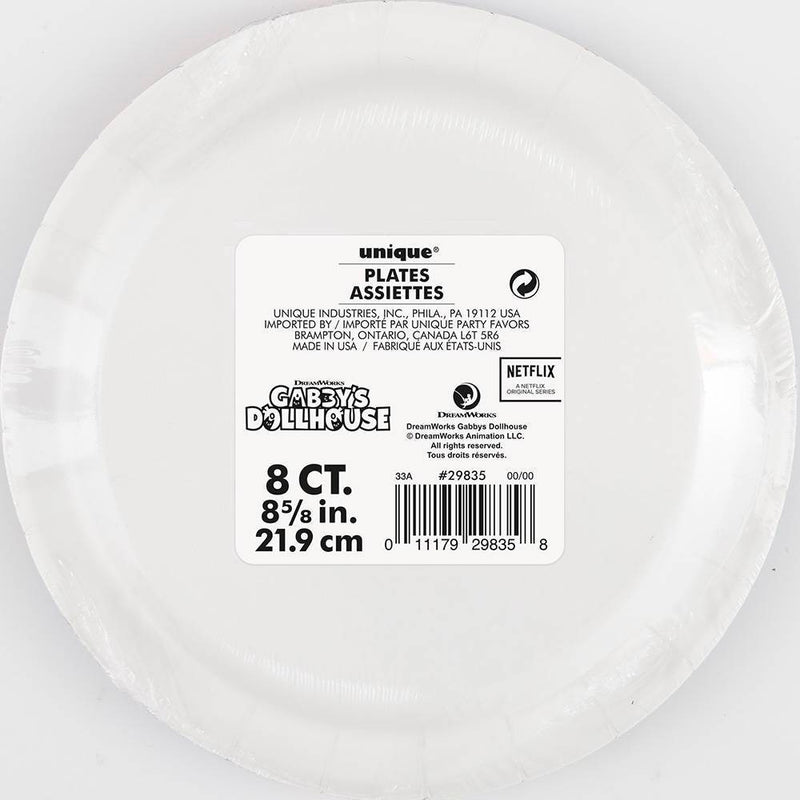 8ct Gabby's Dollhouse Paper Plates