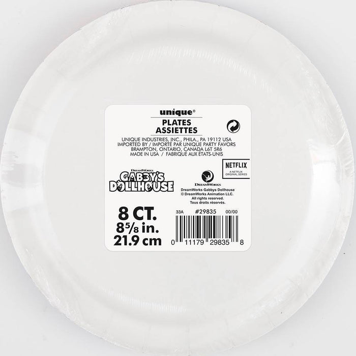 8ct Gabby's Dollhouse Paper Plates