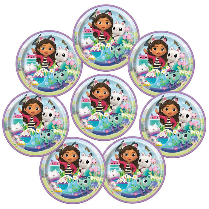 8ct Gabby's Dollhouse Paper Plates