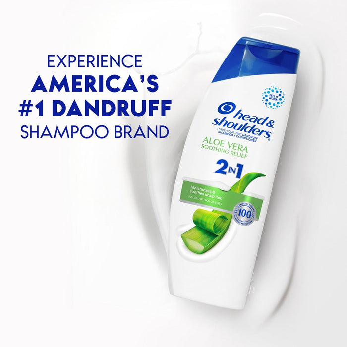 Head & Shoulders Aloe Vera 2-in-1 Anti Dandruff Shampoo and Conditioner - 12.5 fl oz