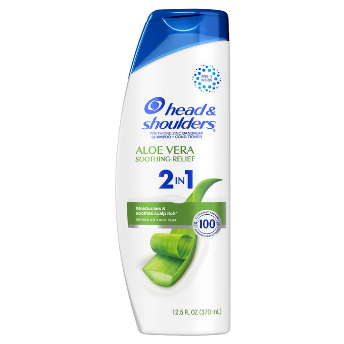 Head & Shoulders Aloe Vera 2-in-1 Anti Dandruff Shampoo and Conditioner - 12.5 fl oz
