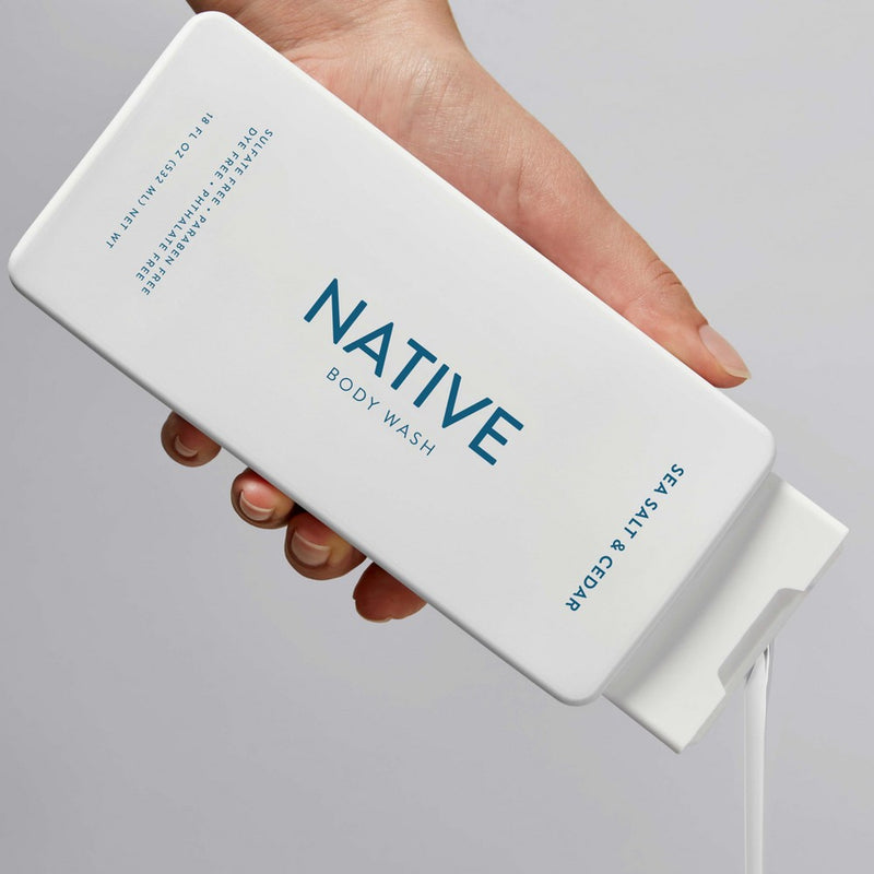Native Body Wash - Sea Salt & Cedar - Sulfate Free - 18 fl oz