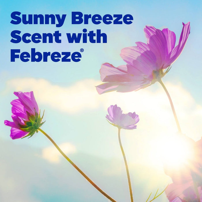 Tide Sunny Breeze Liquid Simply Oxi Febreze Laundry Detergent - 137 fl oz