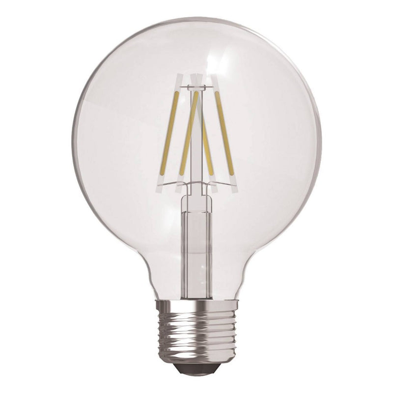 GE 2pk 60W G25 LED Globe Light Bulbs Soft White