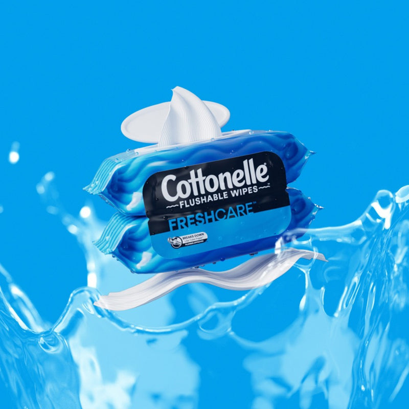 Cottonelle Freshcare Disposable Personal Wipes - 45ct