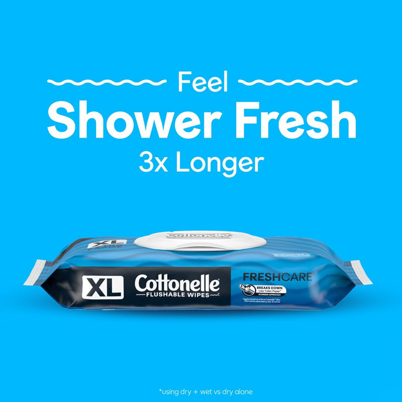 Cottonelle Freshcare Disposable Personal Wipes - 45ct