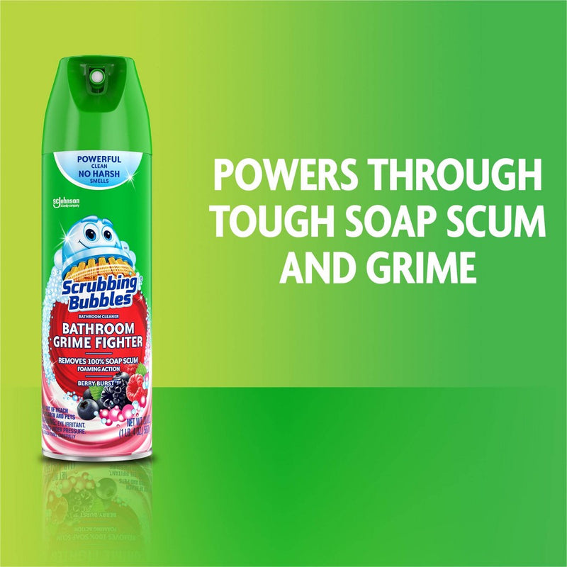 Scrubbing Bubbles Berry Burst Bathroom Grime Fighter - 20oz